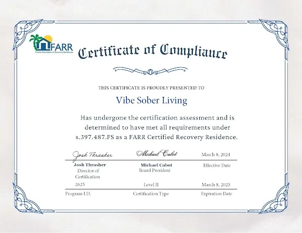 Vibe Sober Living facility photo